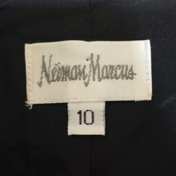 Neiman Marcus Vintage Wool Double Breasted Waist Tie Pea Coat Size 10 - Picture 6 of 7